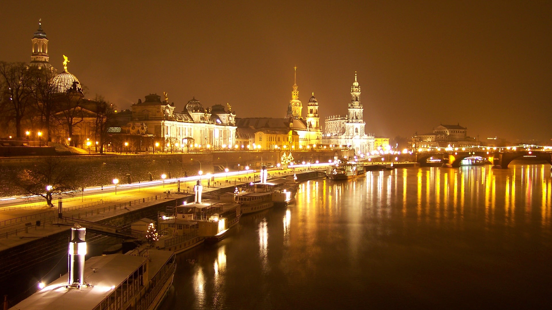 Dresden city lights